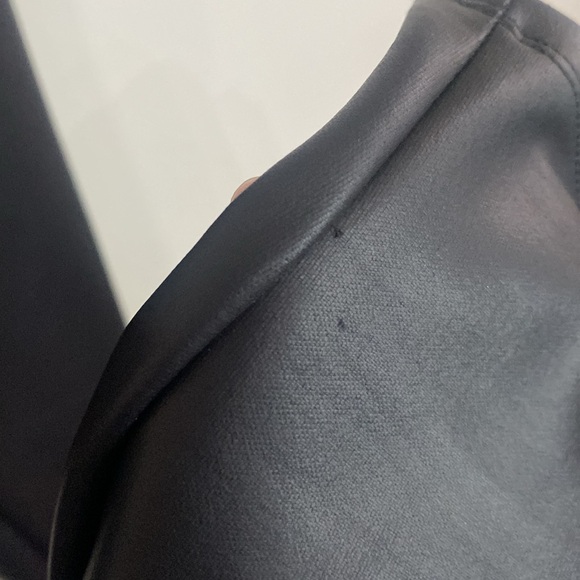 Express black faux leather look super high waist coated leggings size XS - Picture 9 of 12